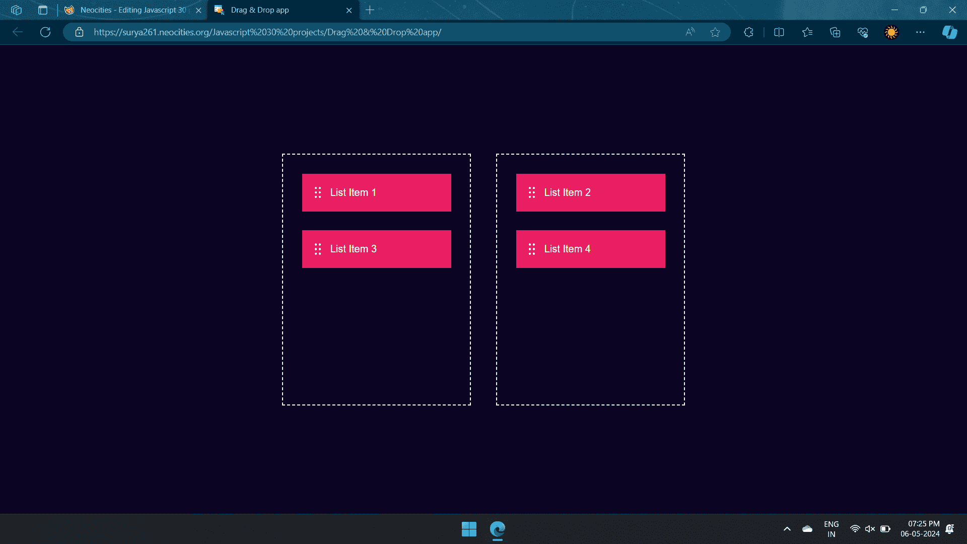 Javascript 30 projects